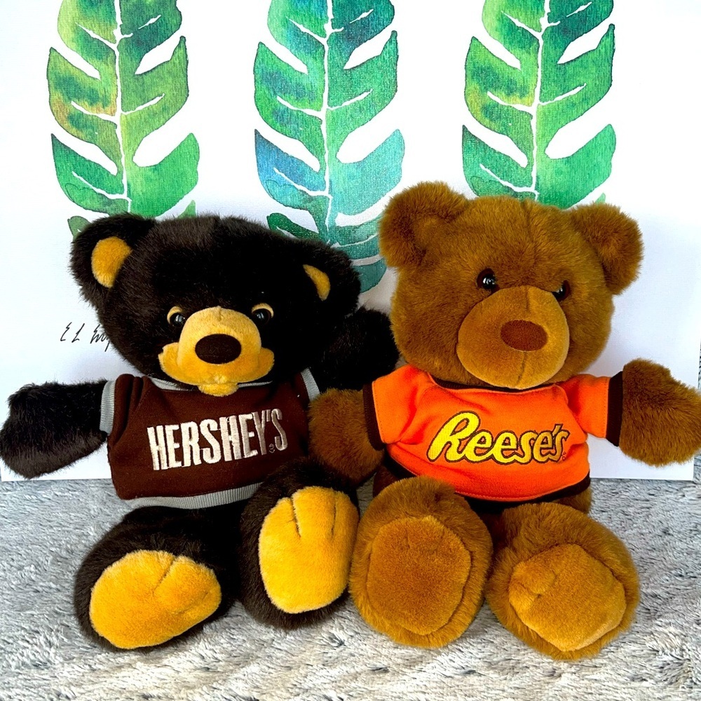 Vintage 1987 Hershey's and Reese's Teddy Bears